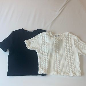 Zara crop tops